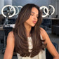 💇‍♀️✨ 50% RABATT! | Topper Med Lugg – Lager-på-lager Hårförlängning för Tunt Hår, Volym & Naturlig Look!