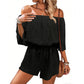 🔥Factory Direct Sales：50% RABATT!🔥 Överall för kvinnor med off-shoulder shorts