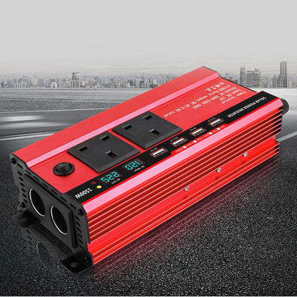 📢📢50 % RABATT!!!⏰1500 W bilomvandlare med 4 USB-portar