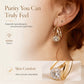 ✨30% RABATT NU! ✨💎 Double Hoop Zirconia Earrings