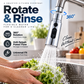 ✨ 50 % RABATT JUST NU✨ 360° roterande högtryckskran med adapter – flexibelt vattenflöde för enklare rengöring 🚰✨