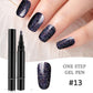 💅 KÖP 1 FÅ 1 GRATIS! 🎨 One Step Nagelgelpenna – 18 Färger & Gratis Mini-UV-lampa – Perfekt för Salongskvalitet Hemma – Enkel & Snabb 💡