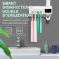 🦷 50 % RABATT NU! 🧴 Trådlös smart tandborstehållare – 360° UV, borrfri, solcell & multifunktionell – perfekt för badrummet 🏠