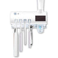 🦷 50 % RABATT NU! 🧴 Trådlös smart tandborstehållare – 360° UV, borrfri, solcell & multifunktionell – perfekt för badrummet 🏠