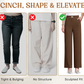 🔥50% RABATT | 50K+ SÅLDA 👖✨ Stretchbyxor med hög midja – perfekt fall, smickrande passform & komfort hela dagen