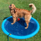 🐕 50% RABATT NU! 💦 Fällbar Utomhuspool & Vattenspraymatta – Svalkande Spridukmatta för Varma Sommardagar – Håll Din Hund Glad, Hydrerad & Aktiv ☀️