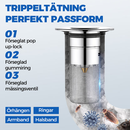 🔥 KÖP 2 FÅ 1 GRATIS!🔥 ✨ Universellt Avloppsfilter för Diskho – Fångar Upp Avfall, Enkel Installation & Snabb Rengöring 🛠️