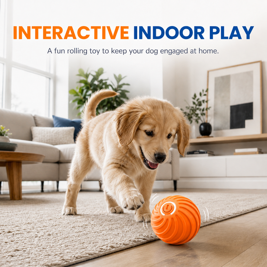 📢📢50% RABATT NU!! ⏰ 🐶🐾Smart interaktiv studsboll för husdjur