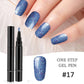💅 KÖP 1 FÅ 1 GRATIS! 🎨 One Step Nagelgelpenna – 18 Färger & Gratis Mini-UV-lampa – Perfekt för Salongskvalitet Hemma – Enkel & Snabb 💡