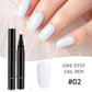 💅 KÖP 1 FÅ 1 GRATIS! 🎨 One Step Nagelgelpenna – 18 Färger & Gratis Mini-UV-lampa – Perfekt för Salongskvalitet Hemma – Enkel & Snabb 💡