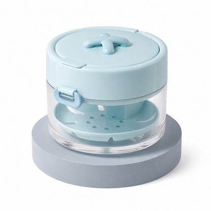 🧼🦷 Litet förvaringsetui för tandställning – med ventilation & lock – perfekt för resan 🎒