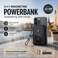 🔥50% RABATT NU!🔥 🔋 3-i-1 magnetisk powerbank – Inbyggd kabel  ⏳