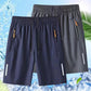 🩳 50% RABATT! 🔥 Herrars elastiska sommarshorts – Andningsbara, dragkedjefickor & stretchig passform – Perfekta för sport, resa eller varma dagar – bekväma och praktiska ☀️