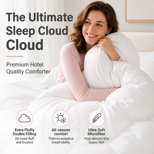 🏆 SISTA DAGEN 50% RABATT 🛌 Ultramjuk Lyxig Hotellställd Täcke – Plyschig, Andningsbar & Perfekt för en Femstjärnig Sovupplevelse ✨