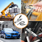 🔩 KÖP 3 FÅ 2! ✨ Smörjkoppling med Fjäderflexslang - 360° Svängbar Universalkoppling för Tunga Industrier och Fordonsunderhåll 🚗⚙️