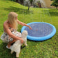 🐕 50% RABATT NU! 💦 Fällbar Utomhuspool & Vattenspraymatta – Svalkande Spridukmatta för Varma Sommardagar – Håll Din Hund Glad, Hydrerad & Aktiv ☀️