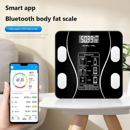 🥳2026 HOT SALE🥳50K+ SÅLD!❤️ 50% RABATT! &Fri frakt！💞Smart kroppsfettvåg – Känn till dina värden, håll koll på din hälsa! Mäter enkelt vikt och kroppsfett. Stor display, automatisk påslagning. Din hälsokompanjon. 🩺📊