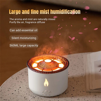 🔥50% RABATT!🔥 Volcano Aromaterapi Luftfuktare