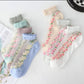 🌸Summer Floral Breathable Socks ( 7 pairs )🌸