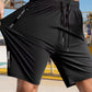 🩳 50% RABATT! 🔥 Herrars elastiska sommarshorts – Andningsbara, dragkedjefickor & stretchig passform – Perfekta för sport, resa eller varma dagar – bekväma och praktiska ☀️