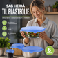 📢📢50 % RABATT !! ⏰ Silikonlock för matförvaring – 6-pack | Tätt & flexibelt