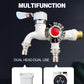 🚰 UTOMHUS FROSTSKYDD MED DUBBELKONTROLL ✨ Frostfri design med separata varma/kalla kranar för trädgård & uteplats. Köp 2 få 3 gratis! 🌨️🔧