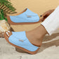 ✨50% RABATT! ✨Casual Wedge Slide-sandaler för kvinnor