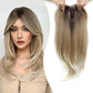 💇‍♀️✨ 50% RABATT! | Topper Med Lugg – Lager-på-lager Hårförlängning för Tunt Hår, Volym & Naturlig Look!
