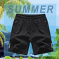 🩳 50% RABATT! 🔥 Herrars elastiska sommarshorts – Andningsbara, dragkedjefickor & stretchig passform – Perfekta för sport, resa eller varma dagar – bekväma och praktiska ☀️