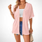 👚 50% RABATT NU! ☀️ Flödande kortärmad cardigan – Lättvikt, andningsbar & ansträngningslöst chic – sommarbasvara 🌿