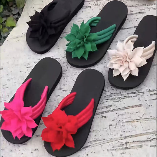 ✨50% RABATT NU! ✨👡Flip-flops för damer med blommönster🌺