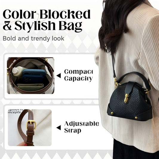 👜 50% RABATT! 🔥 Modeväskor i kontrastfärg – Trendig design, rymlig & lätt – Perfekt för shopping, resor eller vardagsbruk – bär stil och funktion i ett ✨