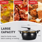 🍲 60% RABATT! 🔥 Mikrotryck Emaljerad Gryta med Stor Kapacitet – Jämn Värmefördelning, Hållbar & Perfekt för Långkok 🥘