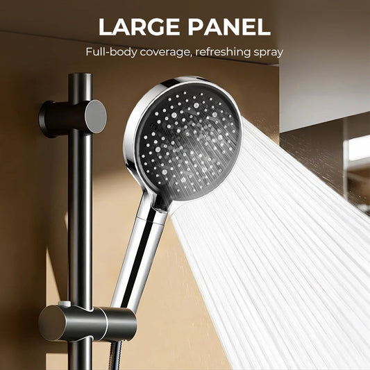 ⏳Begränsad tid 50 % rabatt🚿Justerbar högtrycksregndusch – 360° vridbar, lättrengjord yta, kompatibel med standardduschslangar 💧