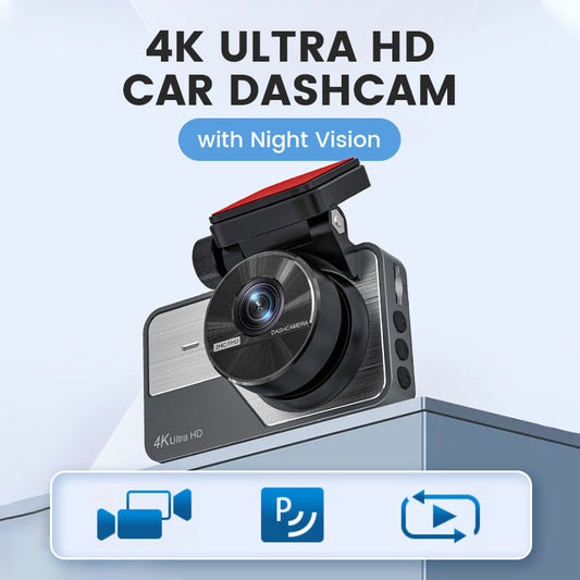 🎁Tidsbegränsat erbjudande 🔥4K Ultra HD Bilkamera med Mörkerseende