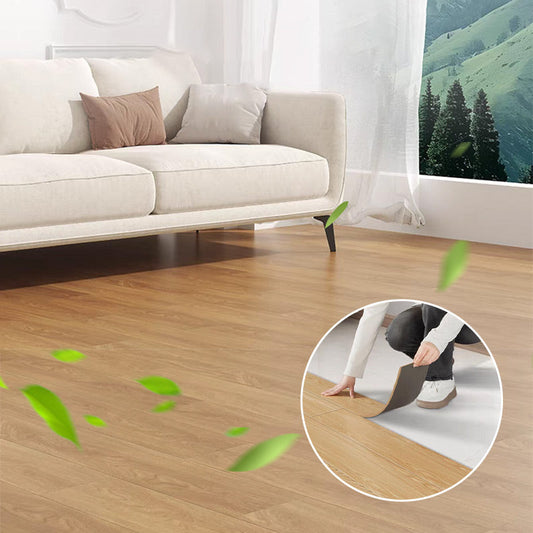 🏠50% RABATT 🔨 | Självhäftande Golvplattor – 5-pack med Trästruktur & Vattentäta