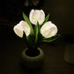 🔥 50% RABATT! 🔥LED tulpan nattlampa blomsterbordslampa🌷