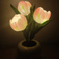 🔥 50% RABATT! 🔥LED tulpan nattlampa blomsterbordslampa🌷