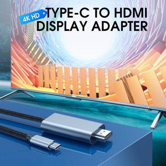 ✨50% RABATT  NU!! 🔥4K HD Type-C to HDMI Display Adapter