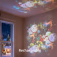 🌊 50% RABATT NU! ✨ Magisk Projektor – Roterande & Dynamisk Ljusbild, Perfekt För Fönster & Vägg, Skapar En Magisk Atmosfär 🐠