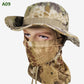 🧢 50% RABATT! 🎣 2-i-1 Kamouflagehatt med Halsduk – UPF 50+, Avtagbar Mask & Perfekt för Fiske & Utomhusbruk 🛡️