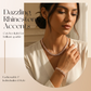 💎 50% RABATT NU! ✨ Justerbart Strass Blad Länk Halsband & Armband Set – Elegant Design, Gnistrande Kristaller & Perfekt För Present 🍃