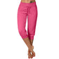 🧘‍♀️🌸 50% RABATT! | Korta Sweatpants – Dragsko i Midjan & Capri-längd för Avkoppling!