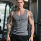 💪 50% RABATT 👕 | Mäns Bomull Fitness Tank Top – Atletisk Passform & Andningsbar