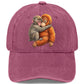 🐵🧢Vintage söt baseballkeps med djurmotiv