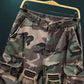🩳 50% RABATT! 🔥 Cargoshorts med nitar i kamouflage för män – Slitstarka, gott om fickor & perfekta för utomhusäventyr – bekväma och tåliga 🌿