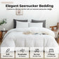 🛏️ 50% RABATT 🌊 | 4-delat Påslakanset – 3D Bäckebölja & Förvättad Bomull