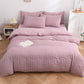 🛏️ 50% RABATT 🌊 | 4-delat Påslakanset – 3D Bäckebölja & Förvättad Bomull