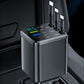 🔋 50% RABATT! 🚗 7-i-1 Infällbar Snabbladdare för Bil med Spänningsvisning – USB-C, Snabbladdning & Praktisk för Dagligt Bruk 📱