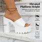 🔥50 % rabatt under en begränsad tid🔥Slip-On Open Toe Lug Sole Sandals